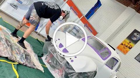 Professional Graffiti Artist Paints Our Racecar!